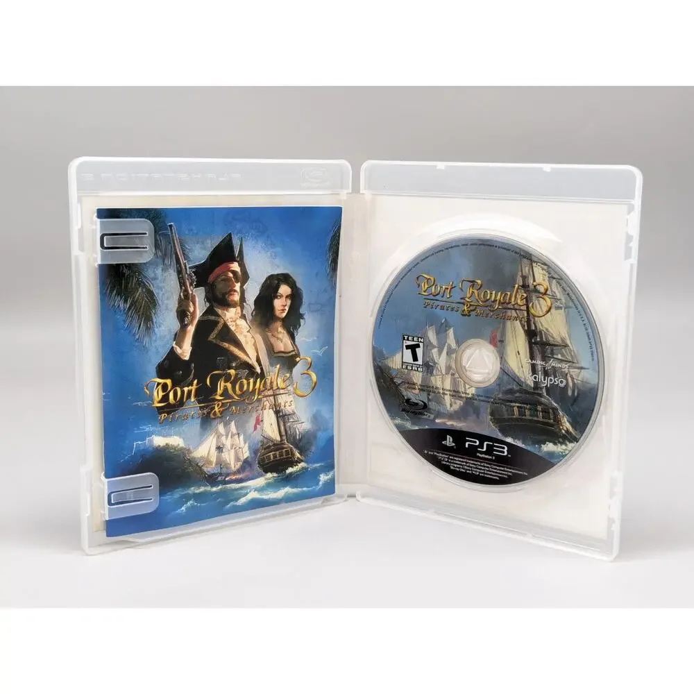 Port Royale 3: Pirates & Merchants PS3 PlayStation 3, 2012 Complete w/ Manual